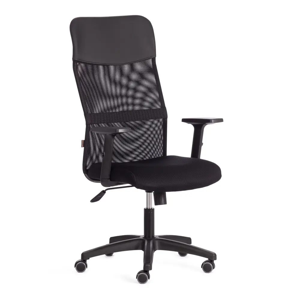 Фото Офисное кресло Tetchair Practic искусственная кожа цвет черный Фото Офисное кресло Tetchair Practic искусственная кожа цвет черный