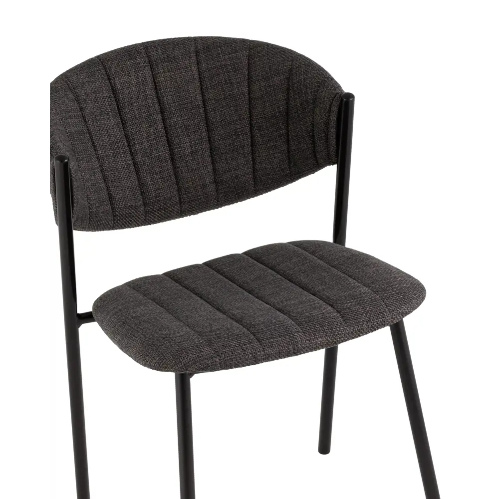 Фото 8 Кухонный стул Stool group Харпер 78x58x50 см рогожка цвет темно-серый Фото 8 Кухонный стул Stool group Харпер 78x58x50 см рогожка цвет темно-серый