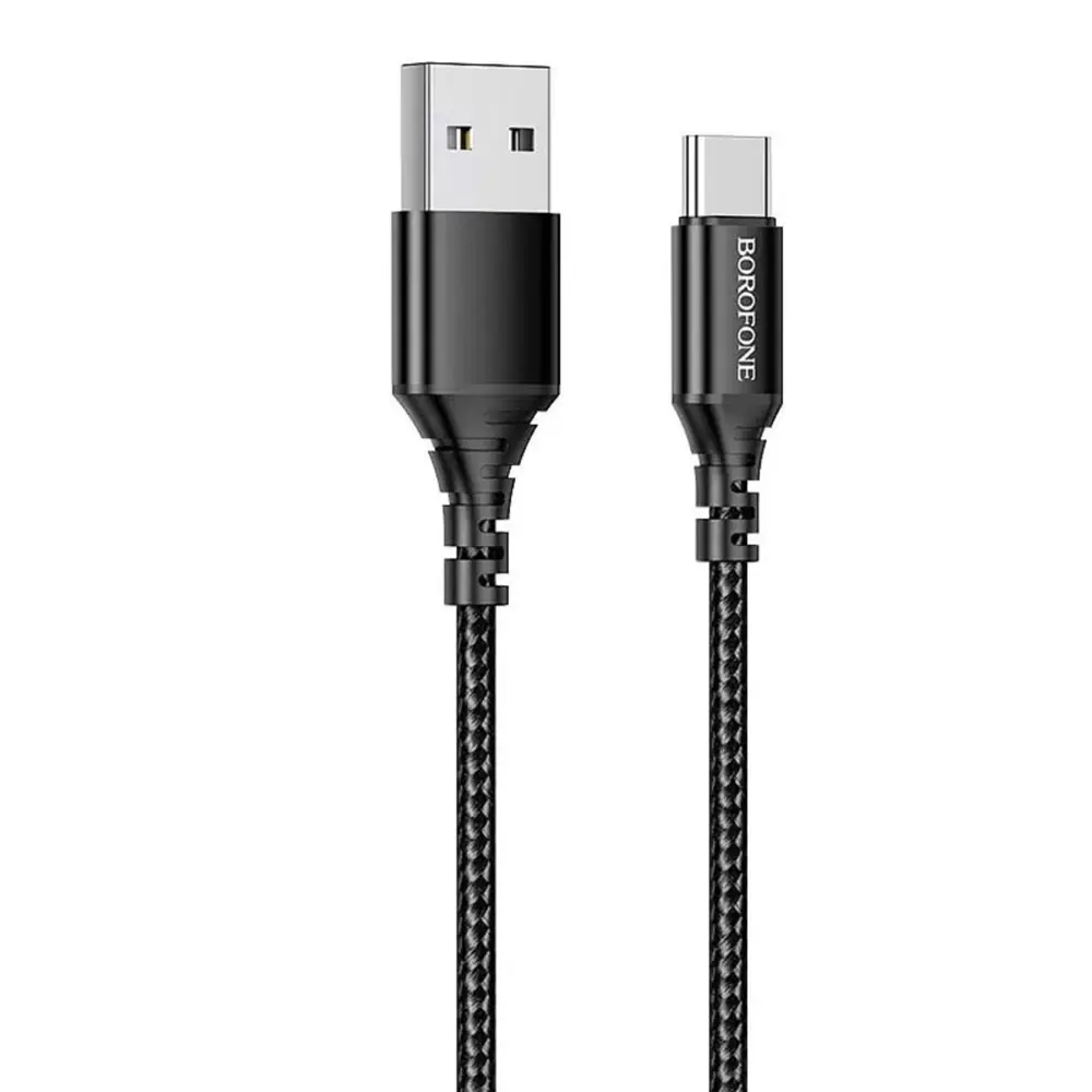 Фото 2 Кабель Borofone BX54 Type-C - USB 2.4 А 1 м цвет чёрный Фото 2 Кабель Borofone BX54 Type-C - USB 2.4 А 1 м цвет чёрный