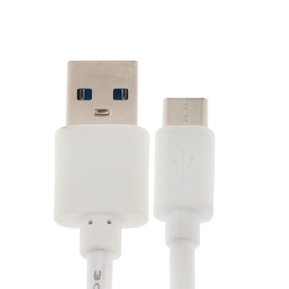 Фото 3 Кабель LuazON Type-C - USB 1 А 3 м цвет белый Фото 3 Кабель LuazON Type-C - USB 1 А 3 м цвет белый