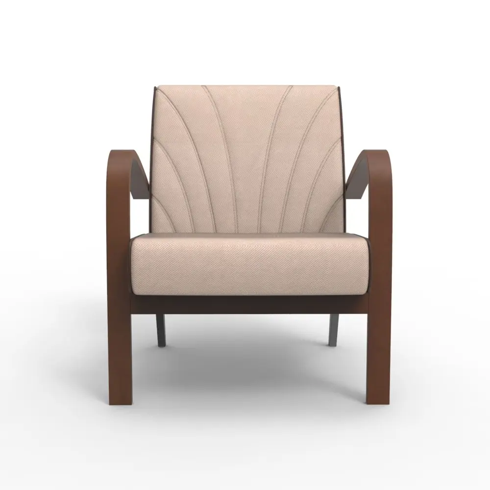 Фото 2 Кресло Leset Комфорт/шелл 63x73.5x72 см велюр цвет орех Фото 2 Кресло Leset Комфорт/шелл 63x73.5x72 см велюр цвет орех