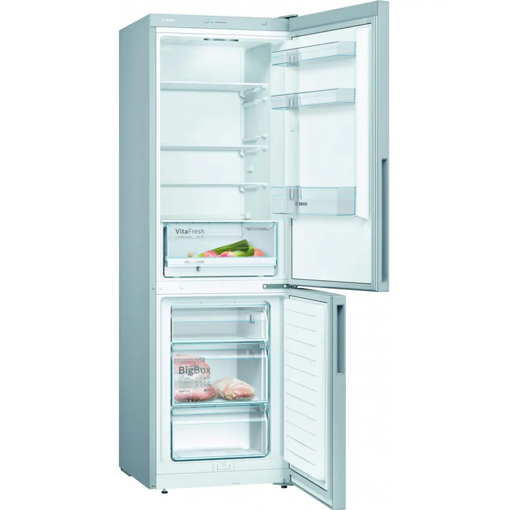 Фото 2 Отдельностоящий холодильник Bosch KGV362LEA 60x186 см цвет нержавеющая сталь Фото 2 Отдельностоящий холодильник Bosch KGV362LEA 60x186 см цвет нержавеющая сталь