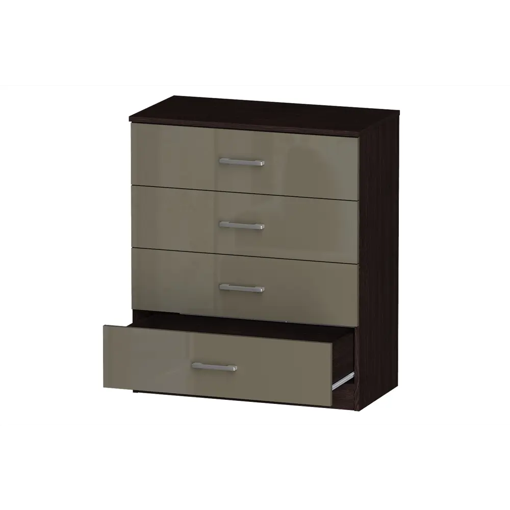 Фото 2 Комод Furnistyle 10717 4 ящика 80x40x90 см ЛДСП цвет разноцветный Фото 2 Комод Furnistyle 10717 4 ящика 80x40x90 см ЛДСП цвет разноцветный