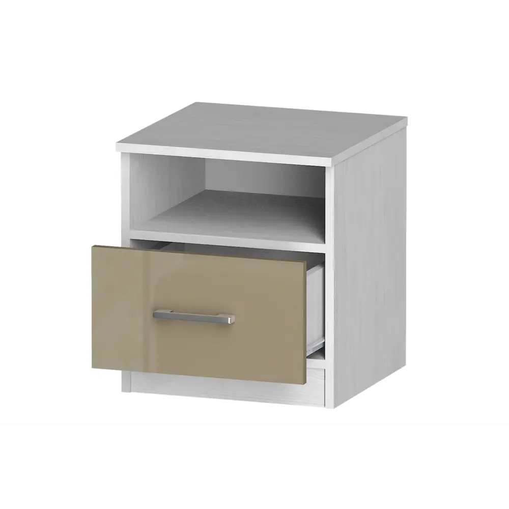 Фото 2 Тумба Furnistyle Лайф 10875 40x45x40 см ЛДСП цвет северное дерево/макиато Фото 2 Тумба Furnistyle Лайф 10875 40x45x40 см ЛДСП цвет северное дерево/макиато