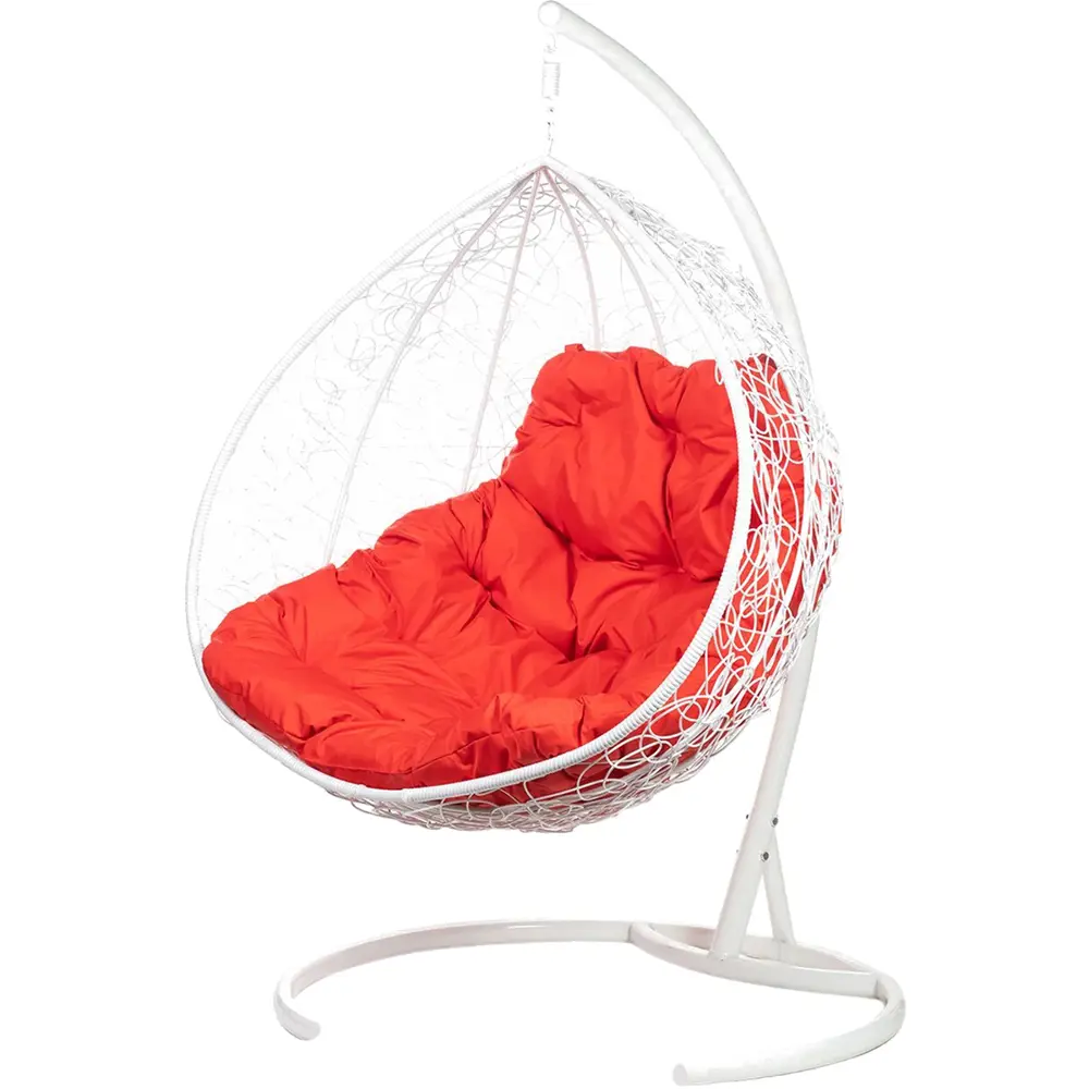 Фото Кресло подвесное Bigarden geminipromoWR Gemini 2-х местные до 160 кг белый Фото Кресло подвесное Bigarden geminipromoWR Gemini 2-х местные до 160 кг белый