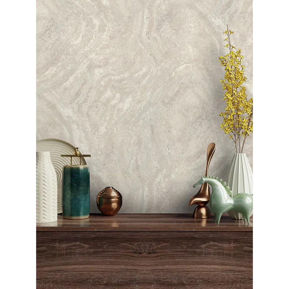 Фото 4 Обои флизелиновые Monte solaro Jasper 1.06 м бежевые 9205-01