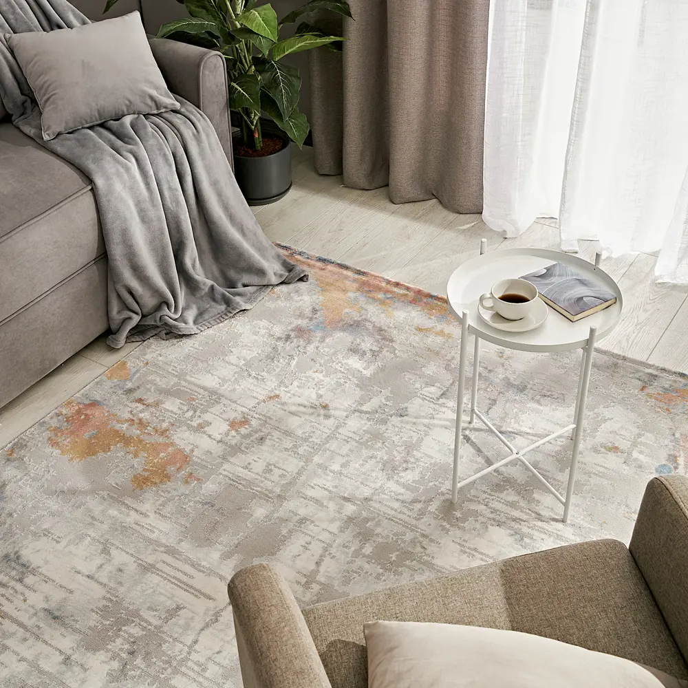 Фото 6 Ковер полиэстер Inspire Breeze 5623А ø160 см цвет темно-серый Фото 6 Ковер полиэстер Inspire Breeze 5623А ø160 см цвет темно-серый