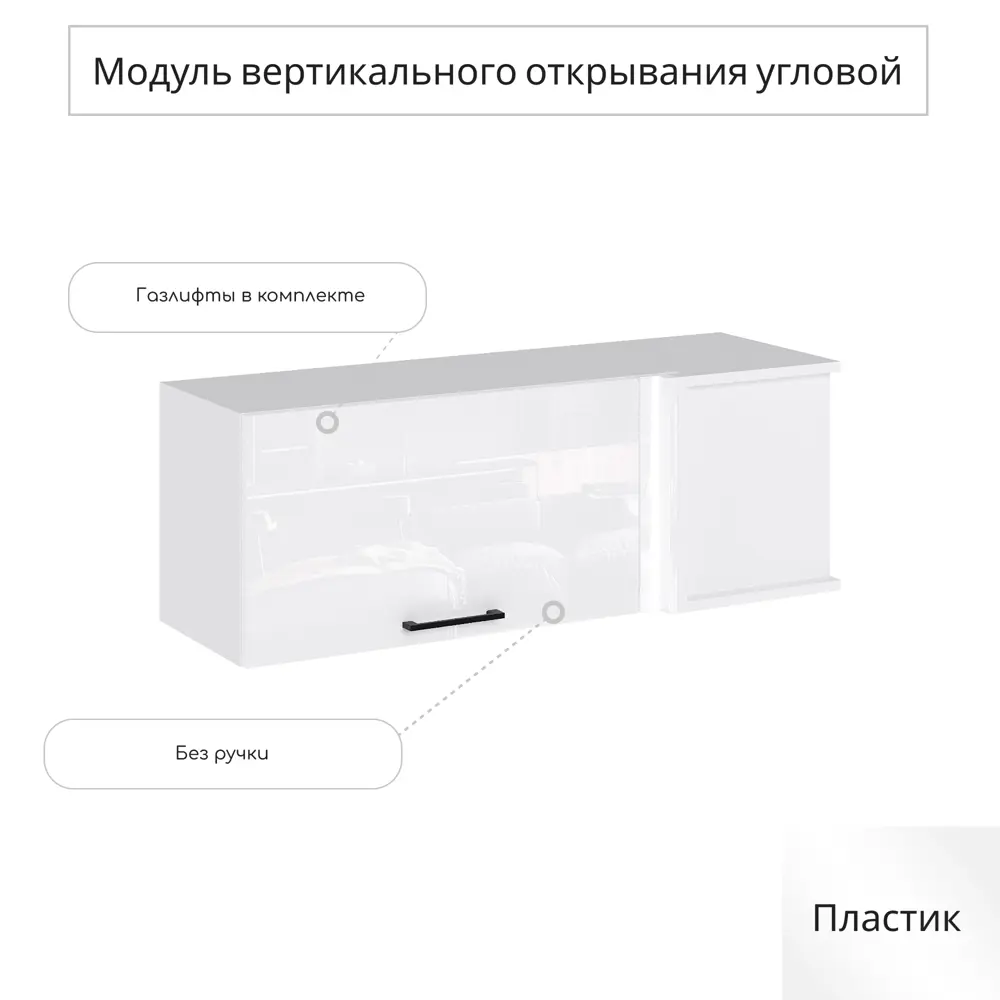 Фото Навесной шкаф Сурская мебель Эстетик 99x35.8x34.5 см ЛДСП цвет магнолия Фото Навесной шкаф Сурская мебель Эстетик 99x35.8x34.5 см ЛДСП цвет магнолия