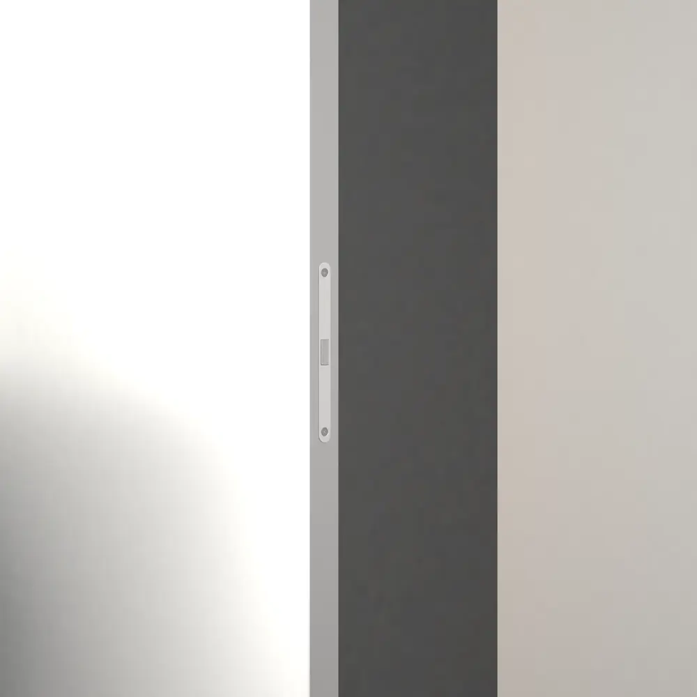 Фото 4 Дверь межкомнатная скрытая левая (на себя) Invisible 80x210 см эмаль цвет Серый с замком Фото 4 Дверь межкомнатная скрытая левая (на себя) Invisible 80x210 см эмаль цвет Серый с замком
