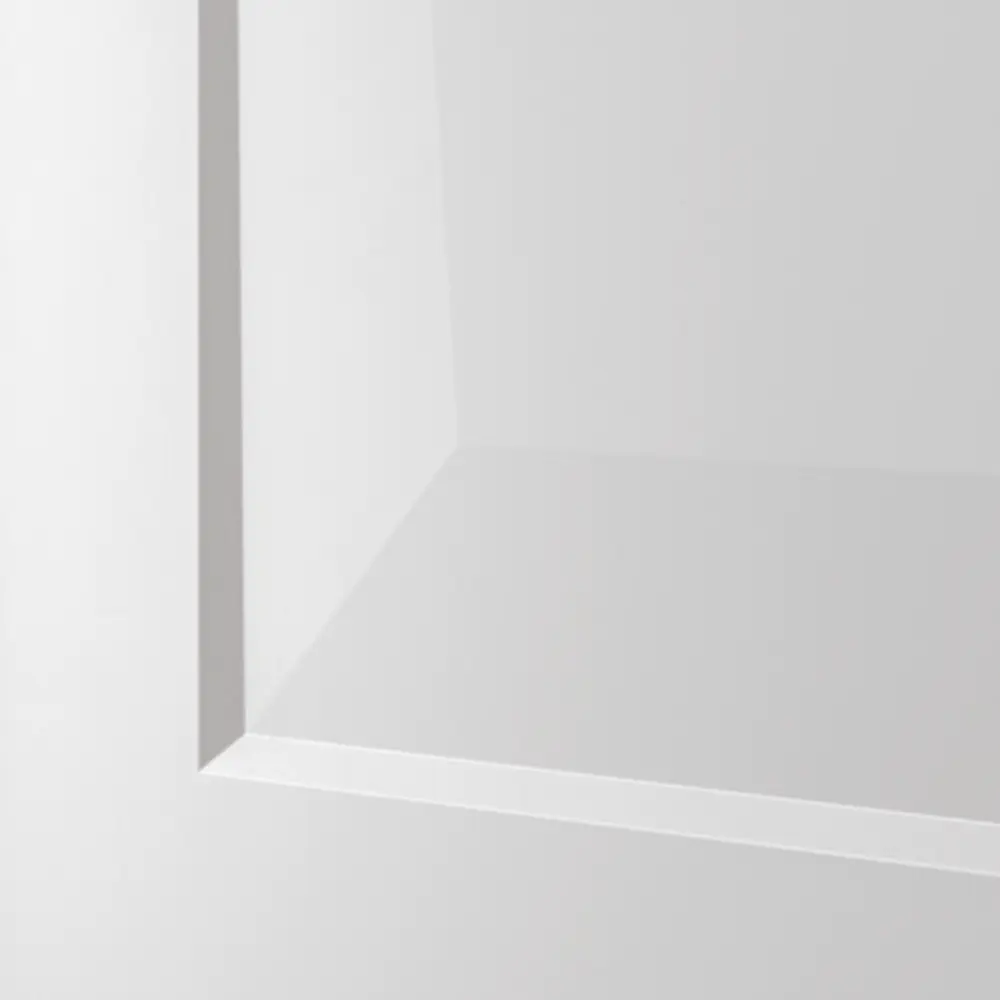 Фото 2 Дверь межкомнатная глухая Интеграл 70x200 см эмаль белый с замком и петлями