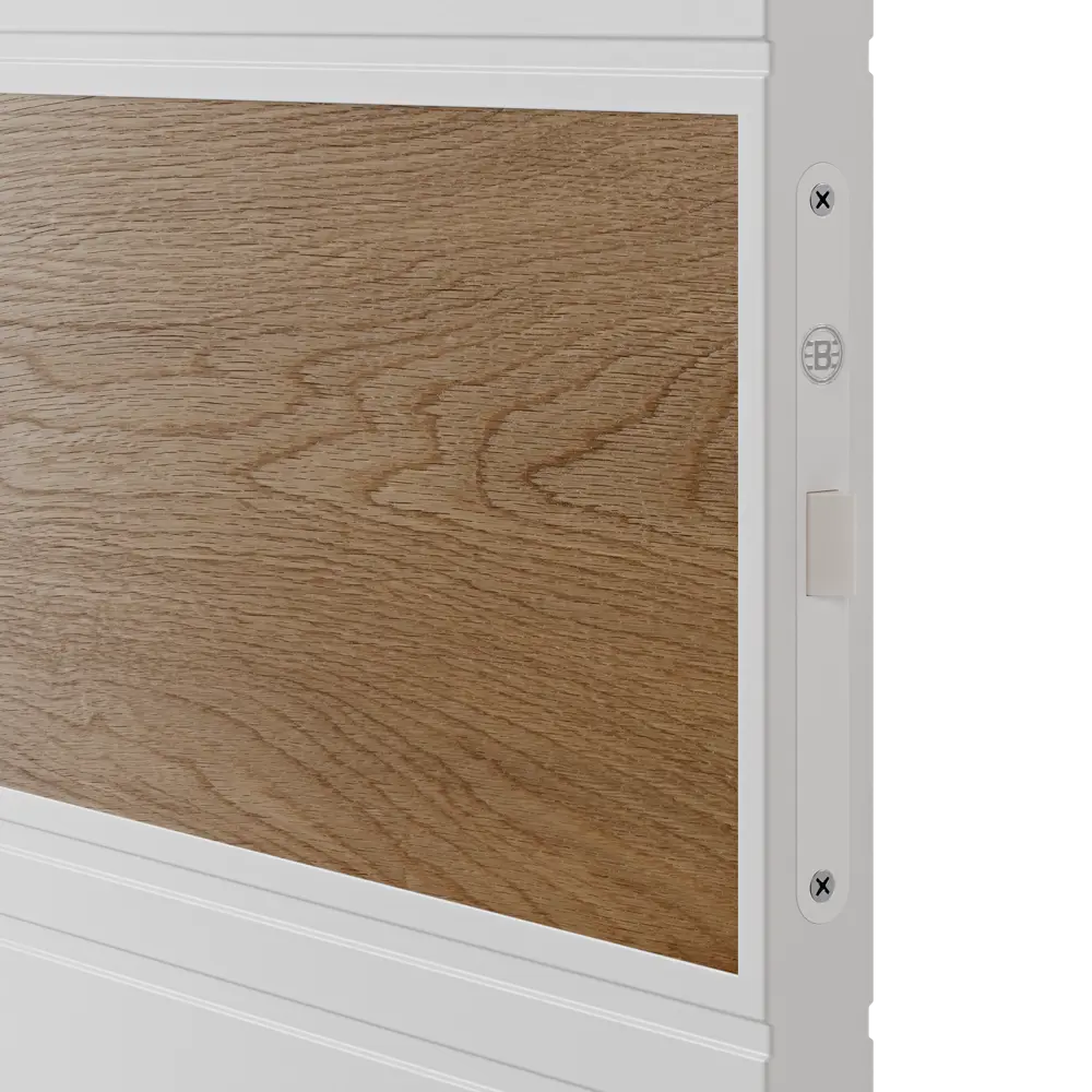 Фото 5 Дверь межкомнатная глухая с замком и петлями в комплекте хорда G 90x200 см эмаль цвет белый