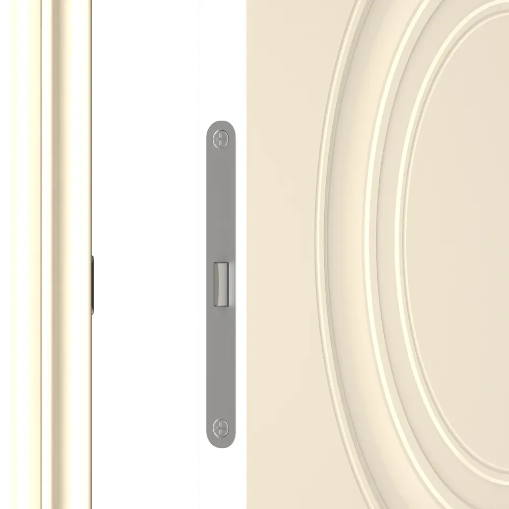 Фото 4 Дверь межкомнатная глухая с замком и петлями в комплекте Ларго 4 80x200 см эмаль цвет бежевый Фото 4 Дверь межкомнатная глухая с замком и петлями в комплекте Ларго 4 80x200 см эмаль цвет бежевый