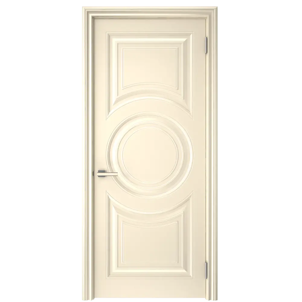 Фото Дверь межкомнатная глухая с замком и петлями в комплекте Ларго 4 80x200 см эмаль цвет бежевый Фото Дверь межкомнатная глухая с замком и петлями в комплекте Ларго 4 80x200 см эмаль цвет бежевый