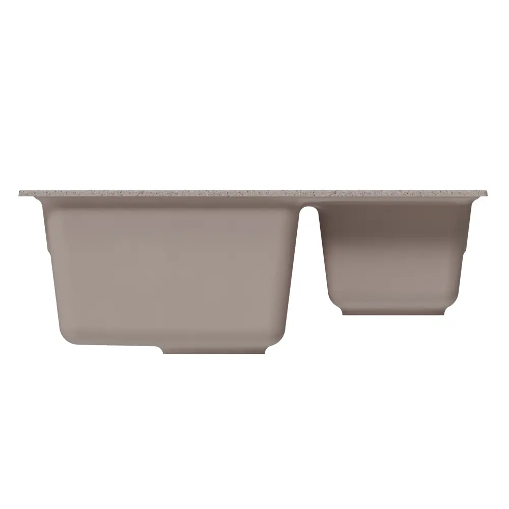 Фото 3 Врезная мойка Mixline ML-GM21 (302) NEW 49x60x19 см искусственный камень цвет песочный