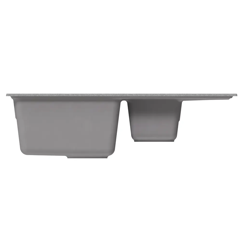Фото 3 Врезная мойка Mixline ML-GM22 (342) NEW 49x77x19 см искусственный камень цвет графит Фото 3 Врезная мойка Mixline ML-GM22 (342) NEW 49x77x19 см искусственный камень цвет графит