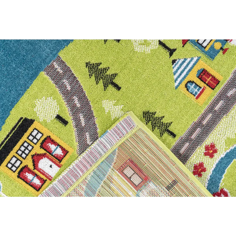 Фото 3 Ковер полипропилен Game D788A 133x190 см цвет кремово-зеленый Фото 3 Ковер полипропилен Game D788A 133x190 см цвет кремово-зеленый