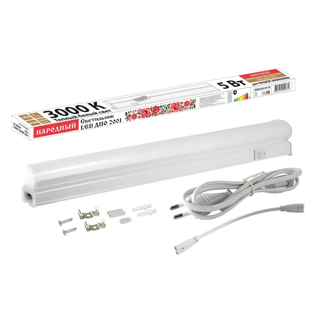 Фото Светильник линейный светодиодный Tdm electric Sq0329-0110 479 мм 5 Вт теплый белый (желтый) свет Фото Светильник линейный светодиодный Tdm electric Sq0329-0110 479 мм 5 Вт теплый белый (желтый) свет