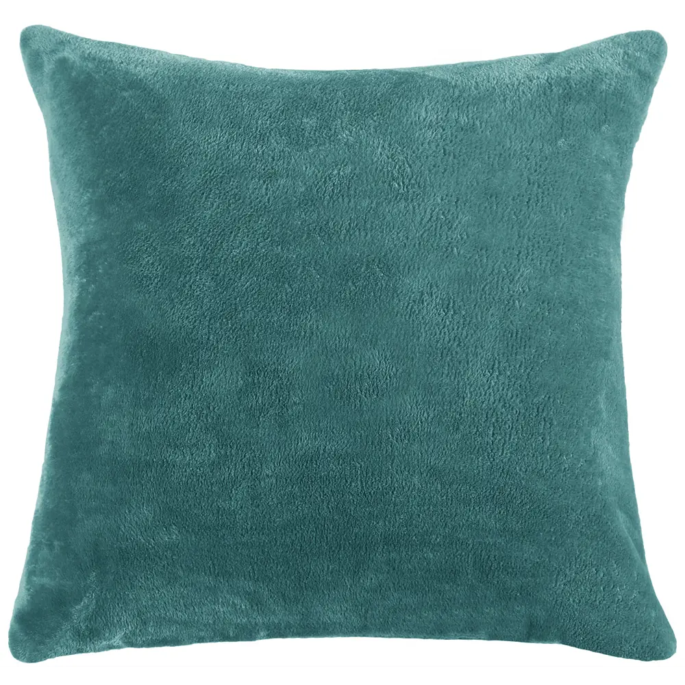 Фото Подушка Inspire Flandria 45x45 см цвет бирюзовый Emerald 1 Фото Подушка Inspire Flandria 45x45 см цвет бирюзовый Emerald 1