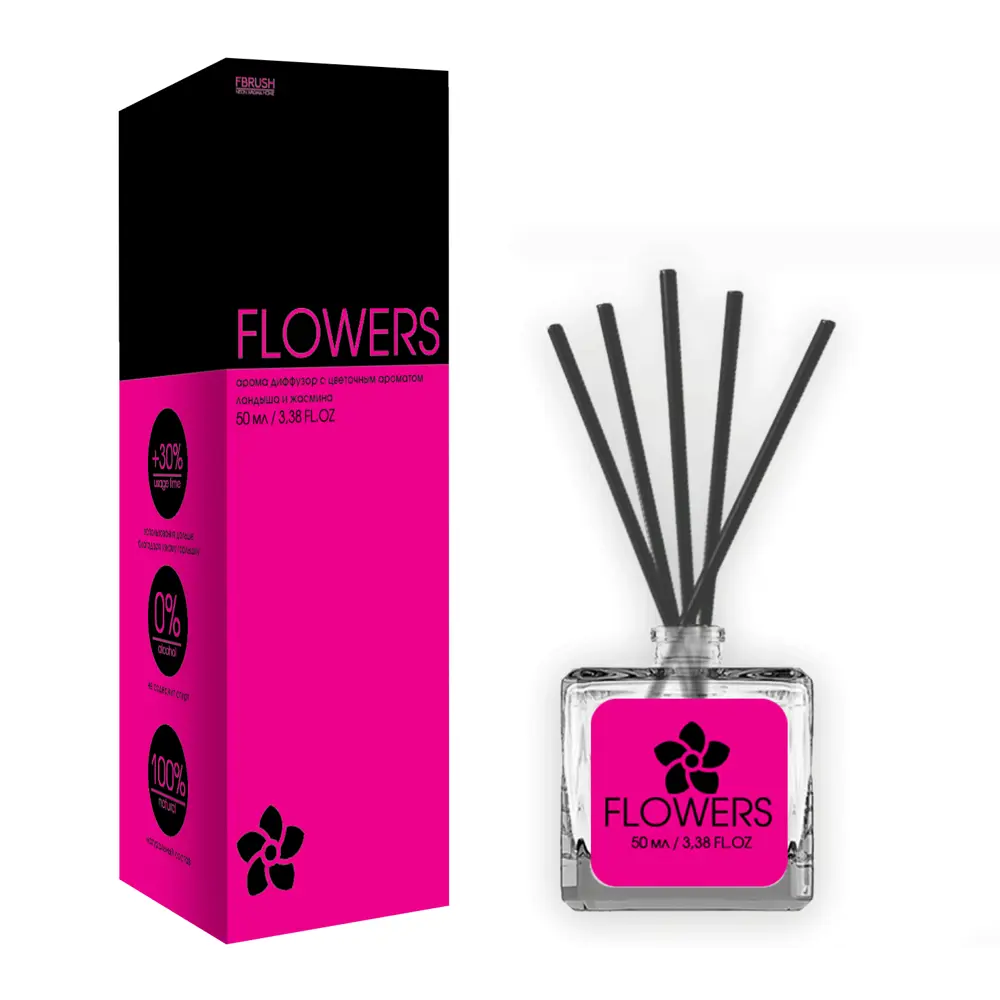 Фото Ароматический диффузор Fbrush Flowers 50 мл Фото Ароматический диффузор Fbrush Flowers 50 мл