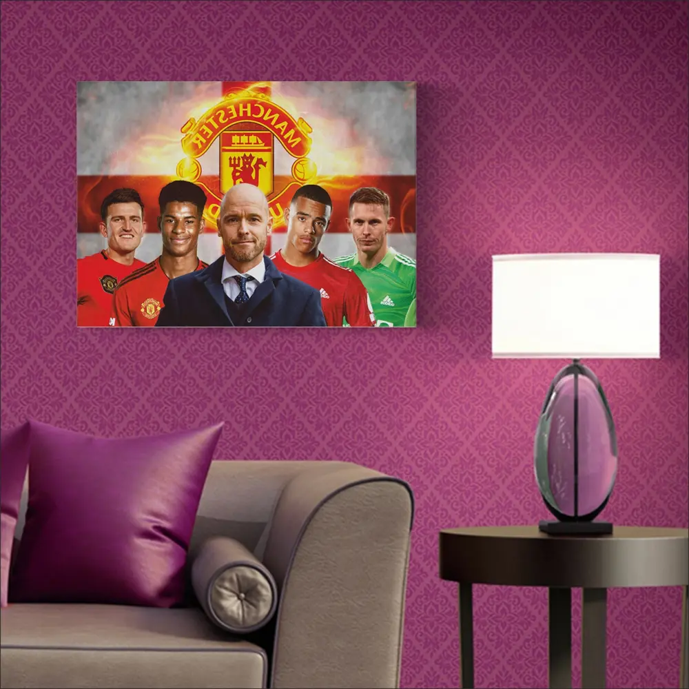 Фото 7 Картина на холсте Печатник "Манчестер Юнайтед (Manchester United)" 40x30 см Фото 7 Картина на холсте Печатник "Манчестер Юнайтед (Manchester United)" 40x30 см