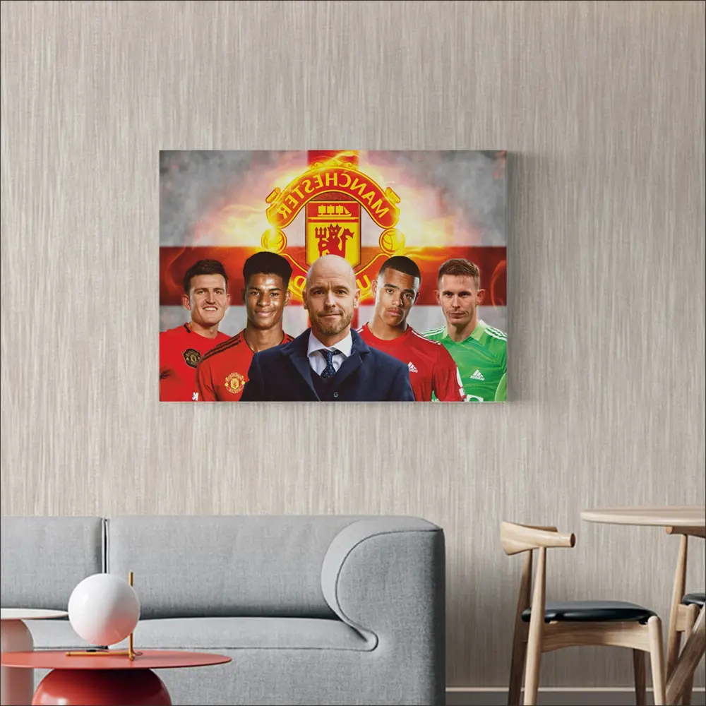 Фото 6 Картина на холсте Печатник "Манчестер Юнайтед (Manchester United)" 50x70 см