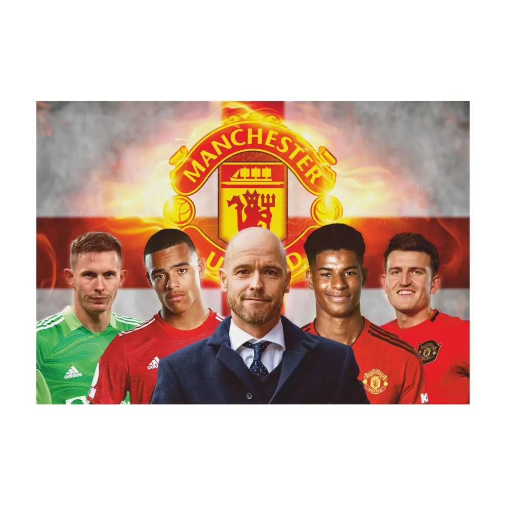 Фото 2 Картина на холсте Печатник "Манчестер Юнайтед (Manchester United)" 50x70 см