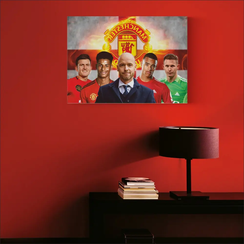 Фото 5 Картина на холсте Печатник "Манчестер Юнайтед (Manchester United)" 50x70 см