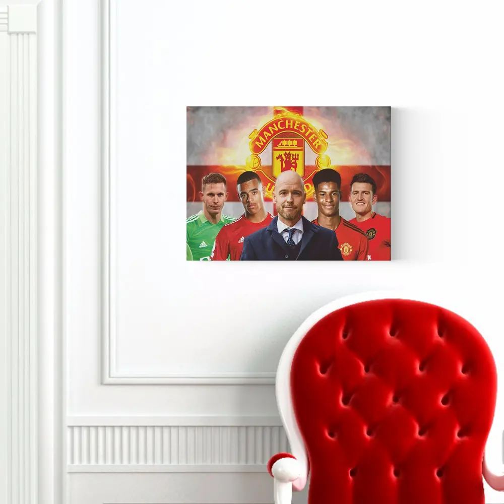 Фото 7 Картина на холсте Печатник "Манчестер Юнайтед (Manchester United)" 60x40 см Фото 7 Картина на холсте Печатник "Манчестер Юнайтед (Manchester United)" 60x40 см