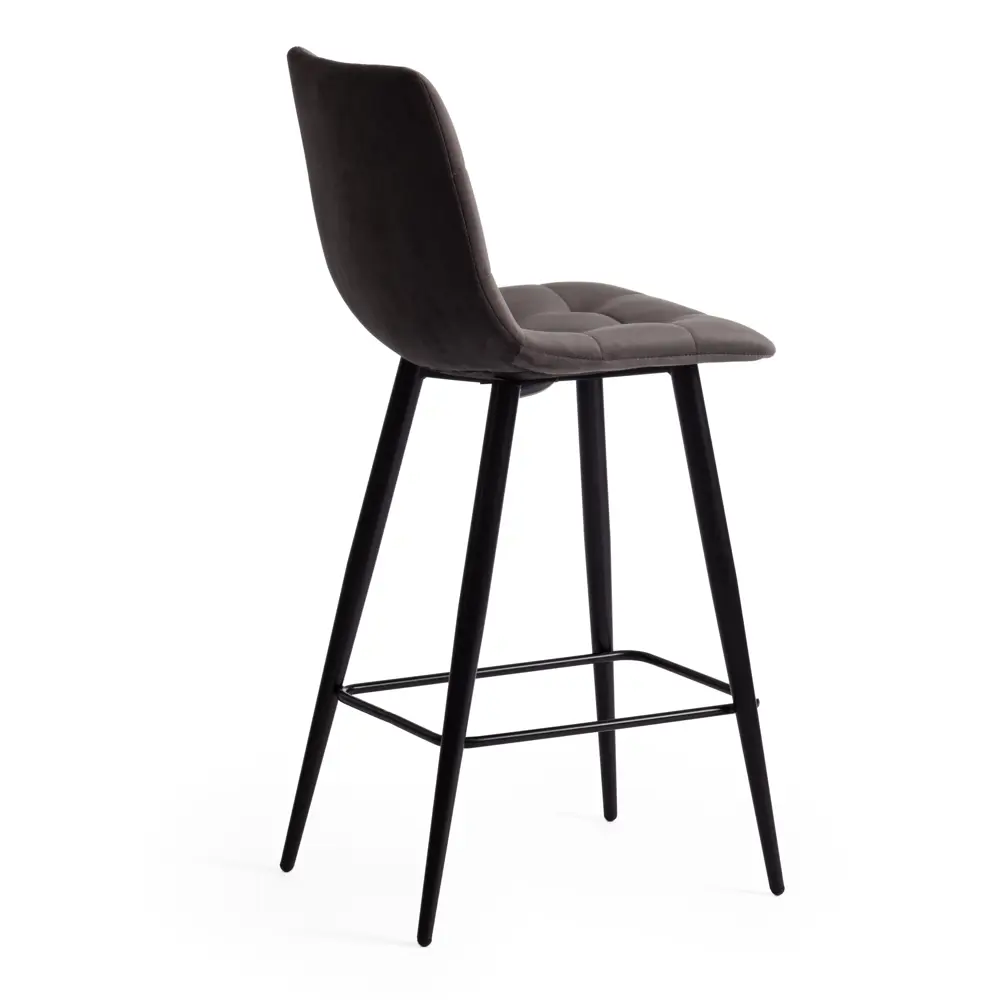 Фото 4 Барный стул Tetchair Chilly 44x94x53 см цвет темно-серый Фото 4 Барный стул Tetchair Chilly 44x94x53 см цвет темно-серый
