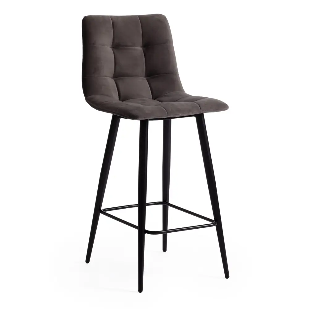 Фото 2 Барный стул Tetchair Chilly 44x94x53 см цвет темно-серый Фото 2 Барный стул Tetchair Chilly 44x94x53 см цвет темно-серый