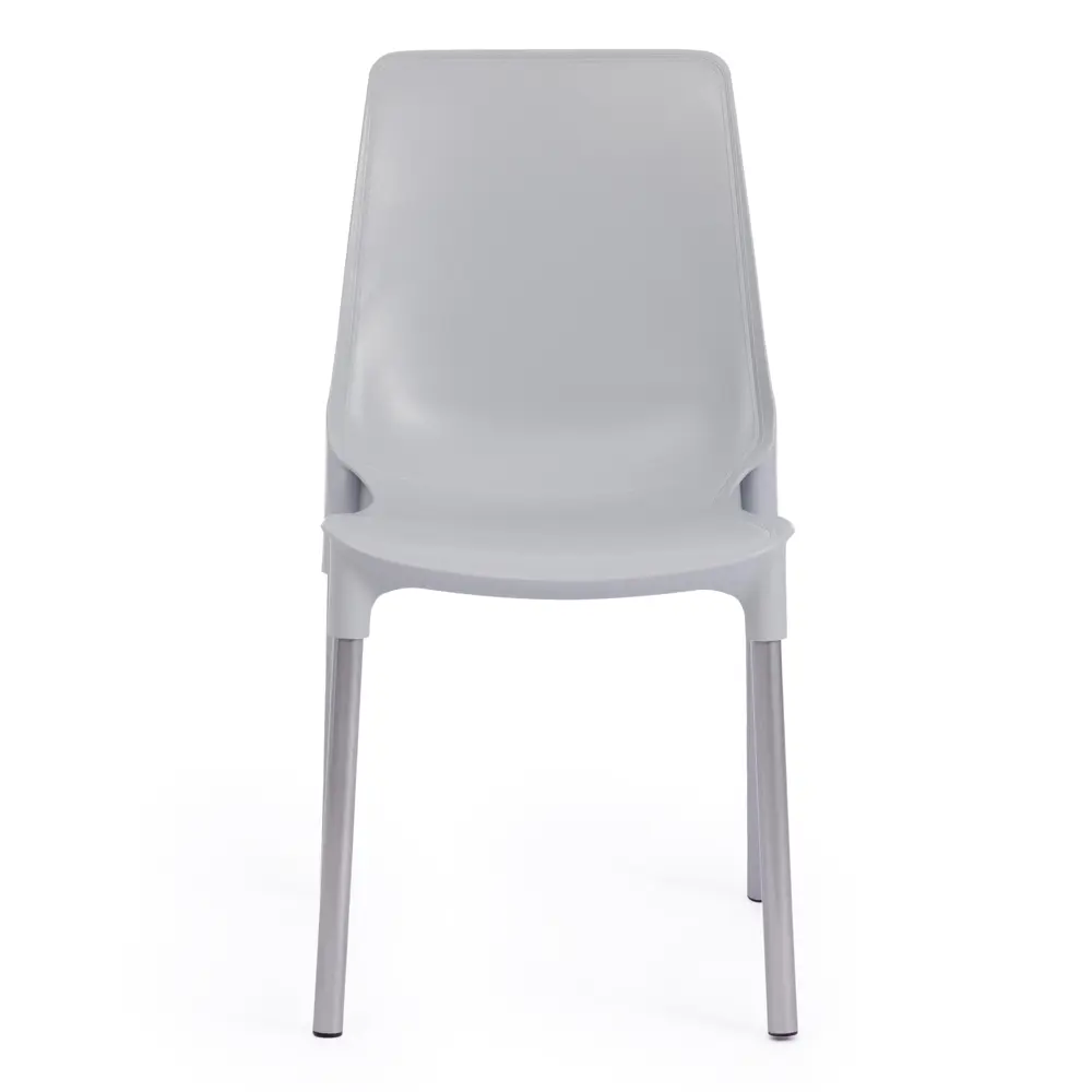Фото 7 Комплект стульев 4 шт Tetchair Genius 84x56x46 см пластик цвет серый Фото 7 Комплект стульев 4 шт Tetchair Genius 84x56x46 см пластик цвет серый