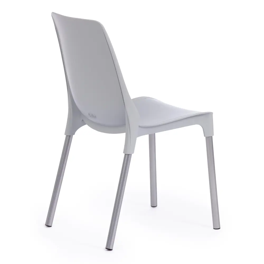 Фото 5 Комплект стульев 4 шт Tetchair Genius 84x56x46 см пластик цвет серый Фото 5 Комплект стульев 4 шт Tetchair Genius 84x56x46 см пластик цвет серый