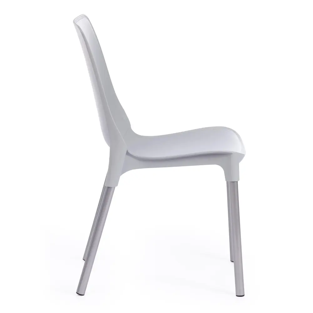 Фото 4 Комплект стульев 4 шт Tetchair Genius 84x56x46 см пластик цвет серый Фото 4 Комплект стульев 4 шт Tetchair Genius 84x56x46 см пластик цвет серый