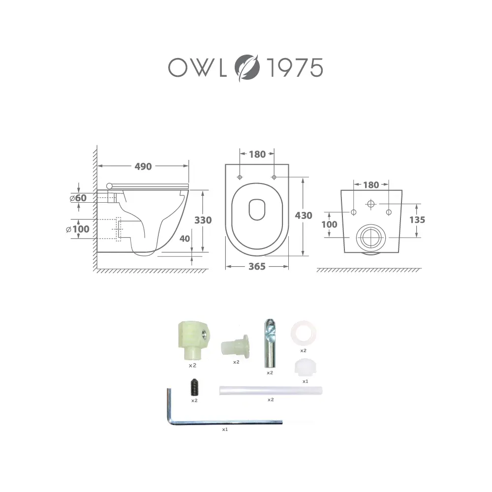 Фото 9 Инсталляция OWL 1975 с подвесным безободковым унитазом Vind Cirkel-H смыв Торнадо с сиденьем микролифт и Кнопка смыва Nikel хром Фото 9 Инсталляция OWL 1975 с подвесным безободковым унитазом Vind Cirkel-H смыв Торнадо с сиденьем микролифт и Кнопка смыва Nikel хром