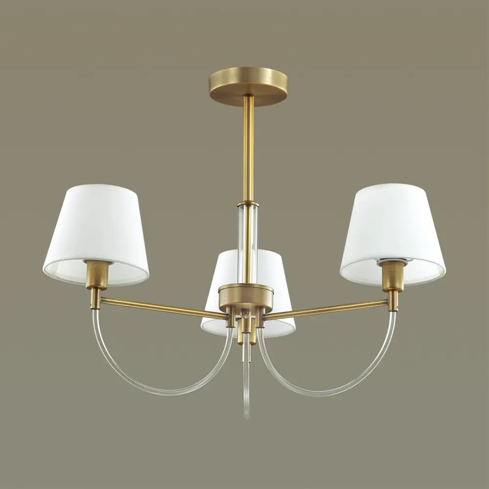 Фото Люстра потолочная Dakota 3702/3C, 3 лампы, 8 м², цвет бронза Фото Люстра потолочная Dakota 3702/3C, 3 лампы, 8 м², цвет бронза