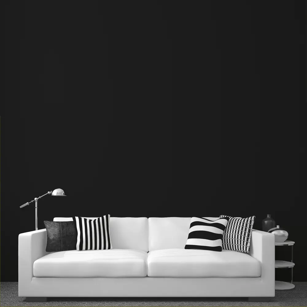 Фото 2 Краска для стен и потолков моющаяся Husky Interio 7 матовая цвет глубокий черный RAL 9005 2.5 л Фото 2 Краска для стен и потолков моющаяся Husky Interio 7 матовая цвет глубокий черный RAL 9005 2.5 л