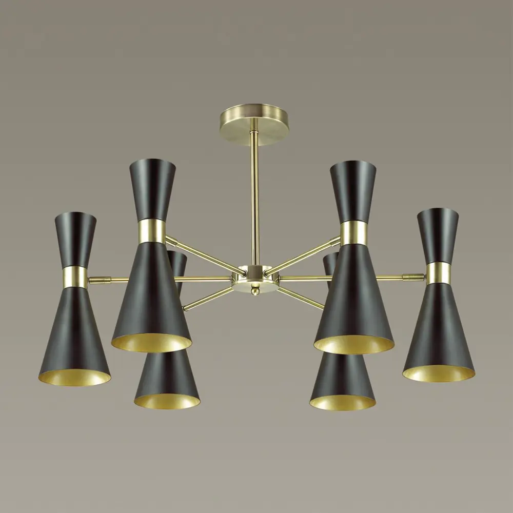 Фото 3 Люстра на штанге Lumion 167226.c 6 ламп 18 м² цвет бронза