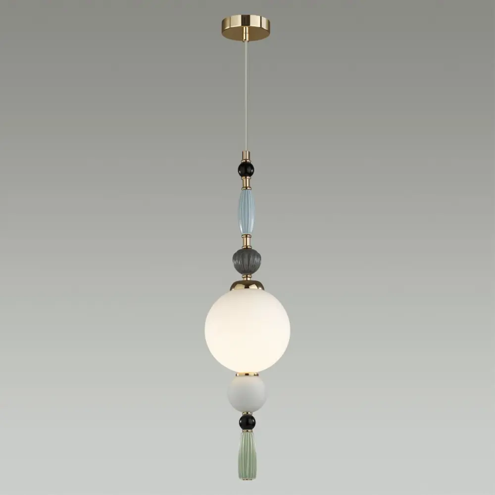 Фото 4 Светильник подвесной Сонекс 334151.a 1 лампа 2 м² цвет золотистый