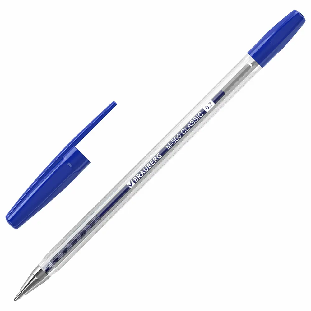 Фото 7 Ручки шариковые Brauberg M-500 Набор 10 шт. Синие узел 0.7 мм линия письма 0.35 мм 143454 Фото 7 Ручки шариковые Brauberg M-500 Набор 10 шт. Синие узел 0.7 мм линия письма 0.35 мм 143454