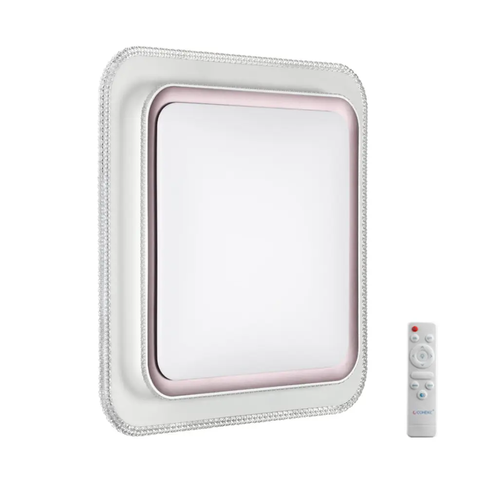 Фото Светильник настенно-потолочный светодиодный Сонекс 350383.el с пультом управления 24 м² нейтральный белый свет цвет белый Фото Светильник настенно-потолочный светодиодный Сонекс 350383.el с пультом управления 24 м² нейтральный белый свет цвет белый