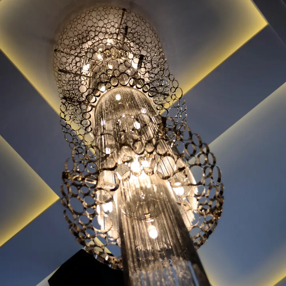 Фото Люстра потолочная Crystal lux 1720.224 1 лампа 2 м² цвет никель Фото Люстра потолочная Crystal lux 1720.224 1 лампа 2 м² цвет никель
