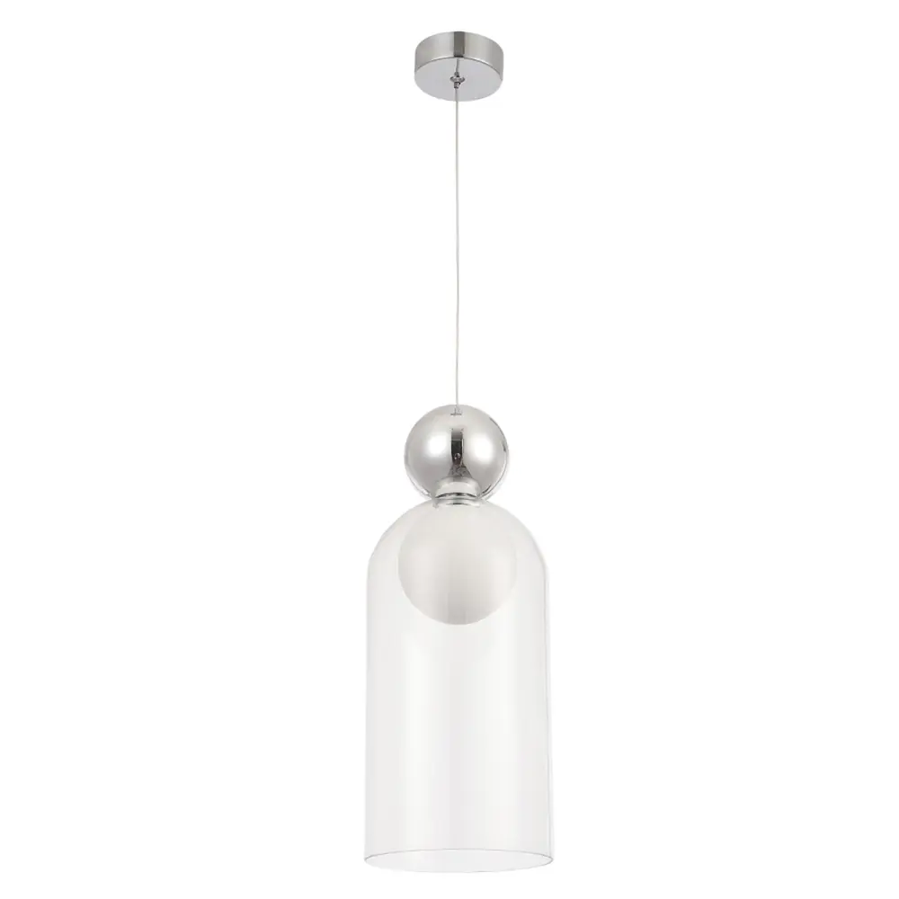 Фото Светильник подвесной светодиодный Crystal lux 1000/201.1 2 м² нейтральный белый свет цвет серый/серебристый Фото Светильник подвесной светодиодный Crystal lux 1000/201.1 2 м² нейтральный белый свет цвет серый/серебристый