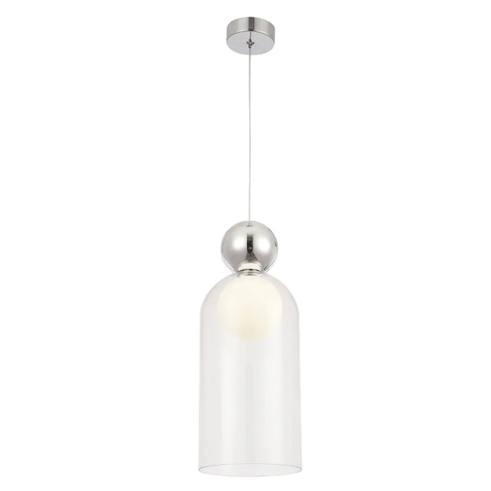 Фото 2 Светильник подвесной светодиодный Crystal lux 1000/201.1 2 м² нейтральный белый свет цвет серый/серебристый Фото 2 Светильник подвесной светодиодный Crystal lux 1000/201.1 2 м² нейтральный белый свет цвет серый/серебристый