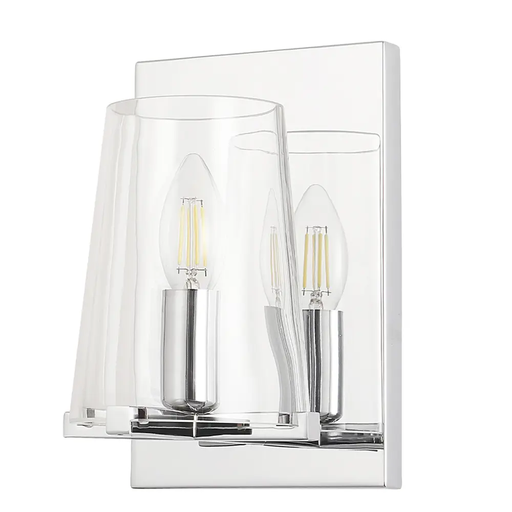 Фото Настенный светильник Crystal lux Medici 2430.401 цвет хром Фото Настенный светильник Crystal lux Medici 2430.401 цвет хром