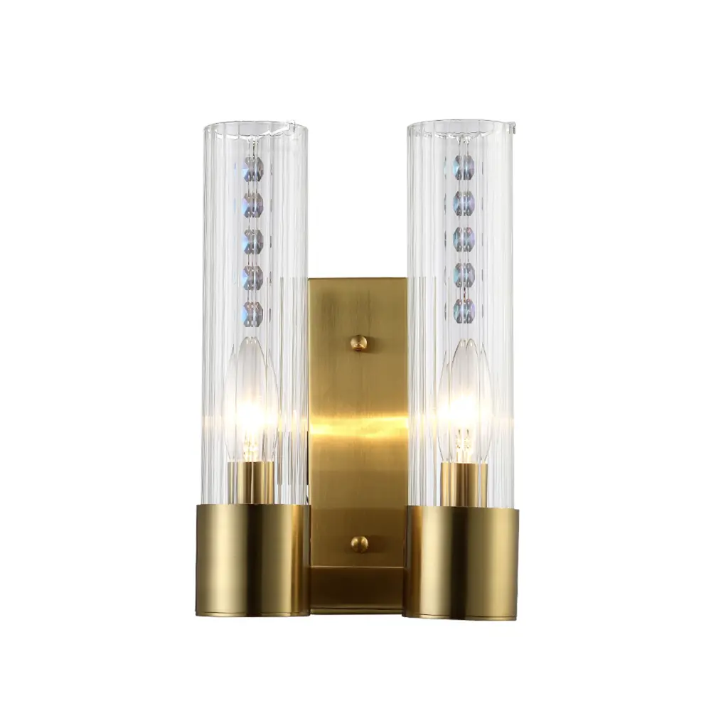 Фото 2 Настенный светильник Crystal lux Otono 2633.402 цвет латунь Фото 2 Настенный светильник Crystal lux Otono 2633.402 цвет латунь