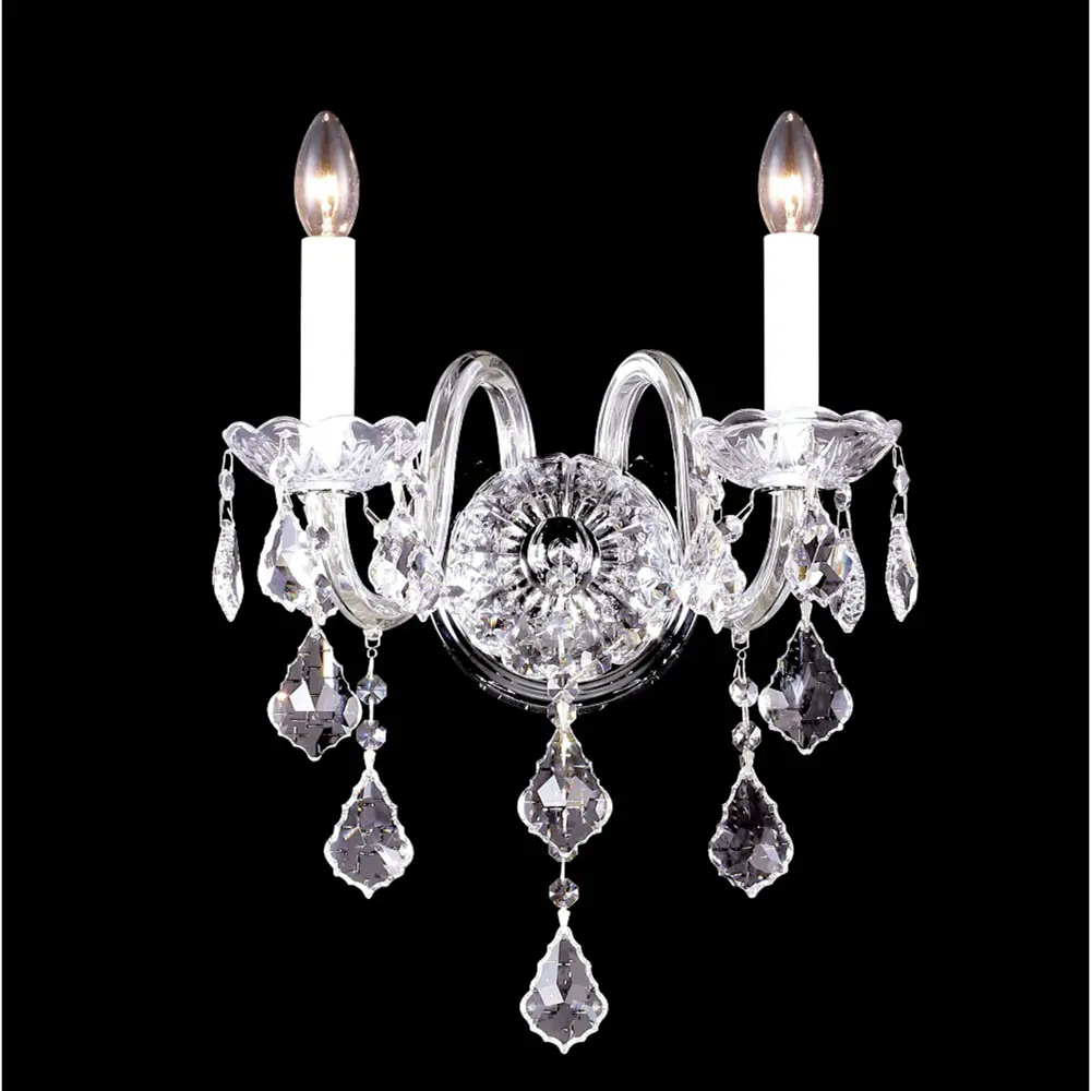 Фото Настенный светильник Crystal lux Queen 2770.402 цвет хром Фото Настенный светильник Crystal lux Queen 2770.402 цвет хром