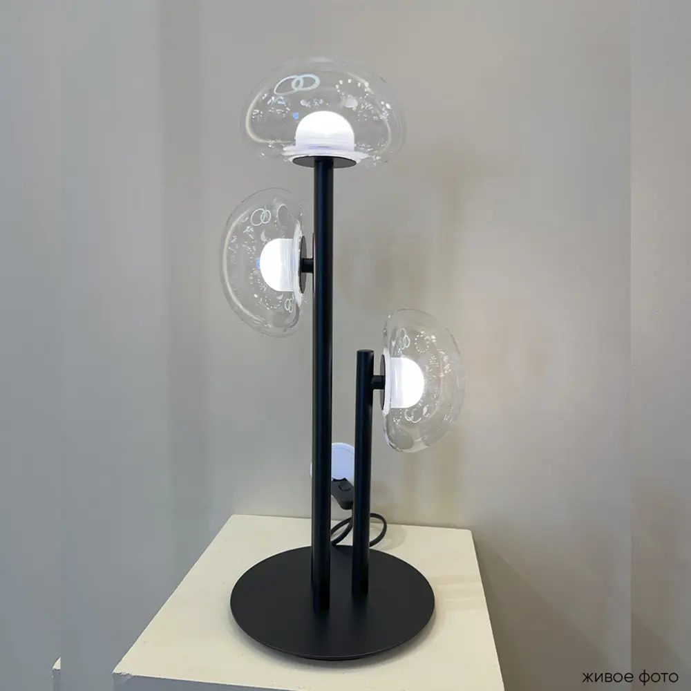 Фото 7 Настольная лампа светодиодная Crystal lux 0270/503 нейтральный белый свет цвет черный Фото 7 Настольная лампа светодиодная Crystal lux 0270/503 нейтральный белый свет цвет черный