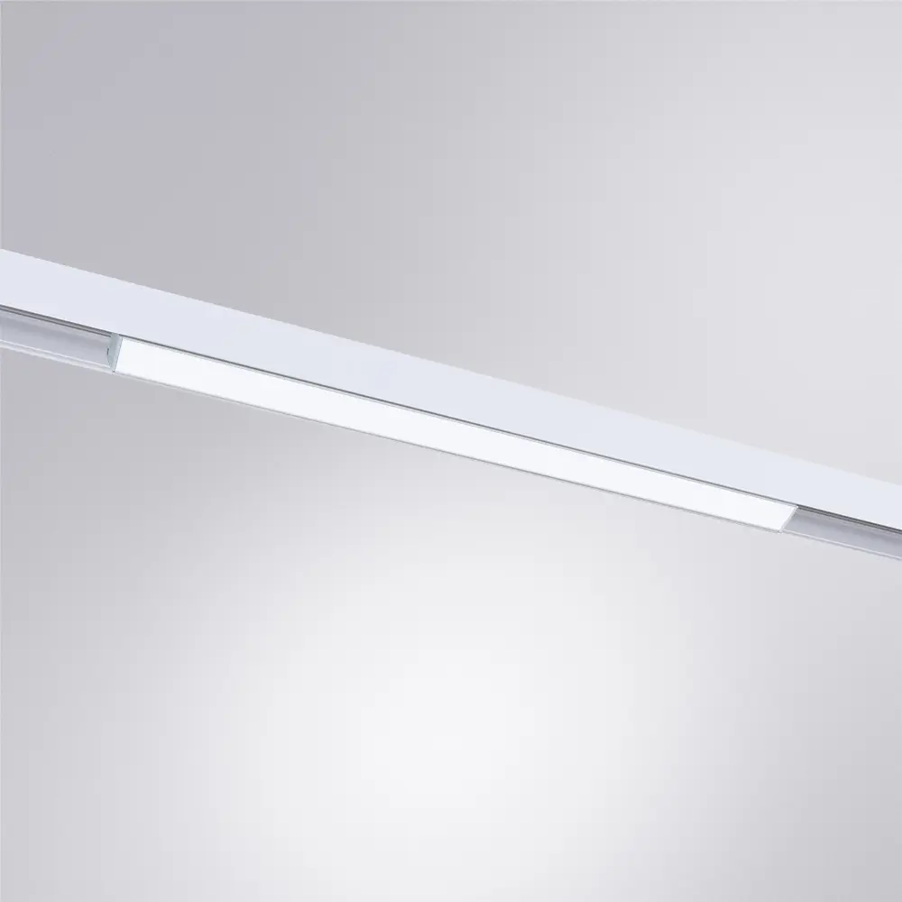 Фото 2 Трековый светильник линейный светодиодный Arte lamp A4663pl-1wh 20 Вт 3 м² цвет белый Фото 2 Трековый светильник линейный светодиодный Arte lamp A4663pl-1wh 20 Вт 3 м² цвет белый