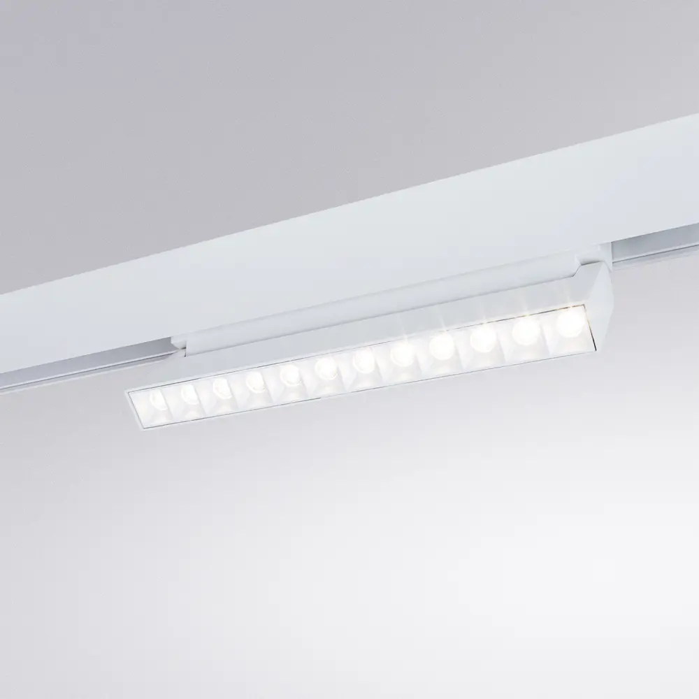 Фото 2 Трековый светильник линейный светодиодный Arte lamp A4668pl-1wh 12 Вт 3.5 м² цвет белый