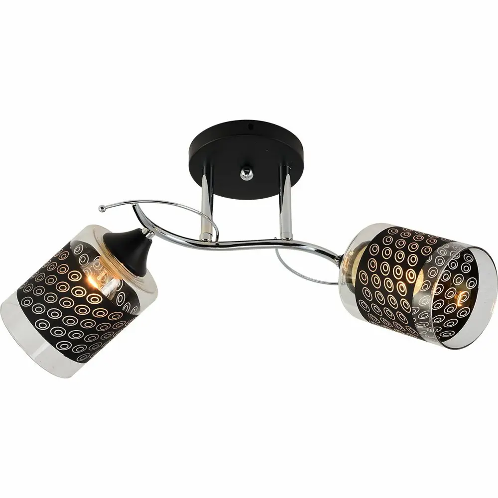 Фото 5 Люстра на штанге ReLuce 01316-0.3-02 bk+cr 2 лампы 6 м² цвет хром Фото 5 Люстра на штанге ReLuce 01316-0.3-02 bk+cr 2 лампы 6 м² цвет хром